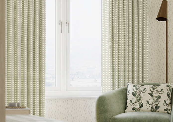 Weavers, Bud Green - Made to Measure Curtains - Image 5